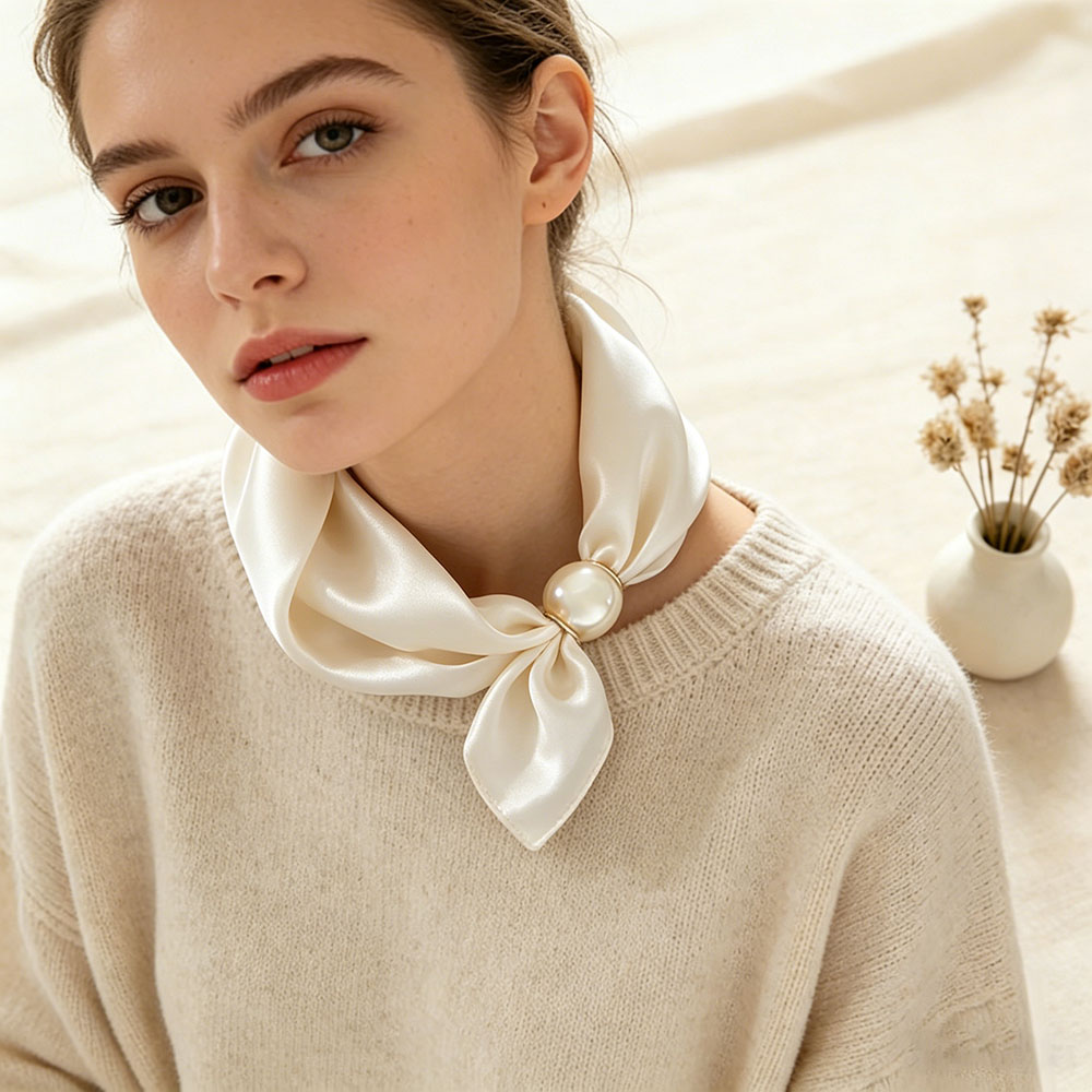 Ascot Neck Scarf - Foulard a Catena in Seta con