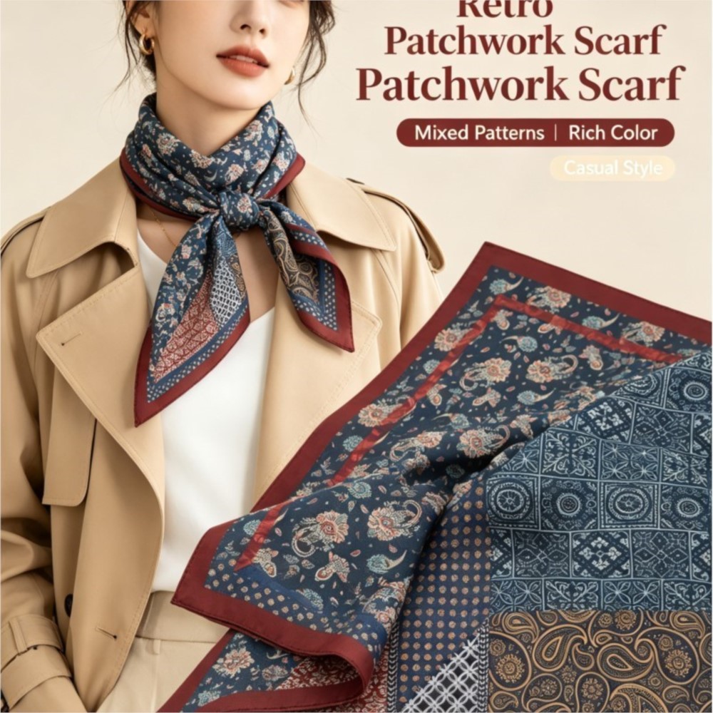 Foulard Quadrato Paisley Retrò - Bandana Cotton recensione e prezzo